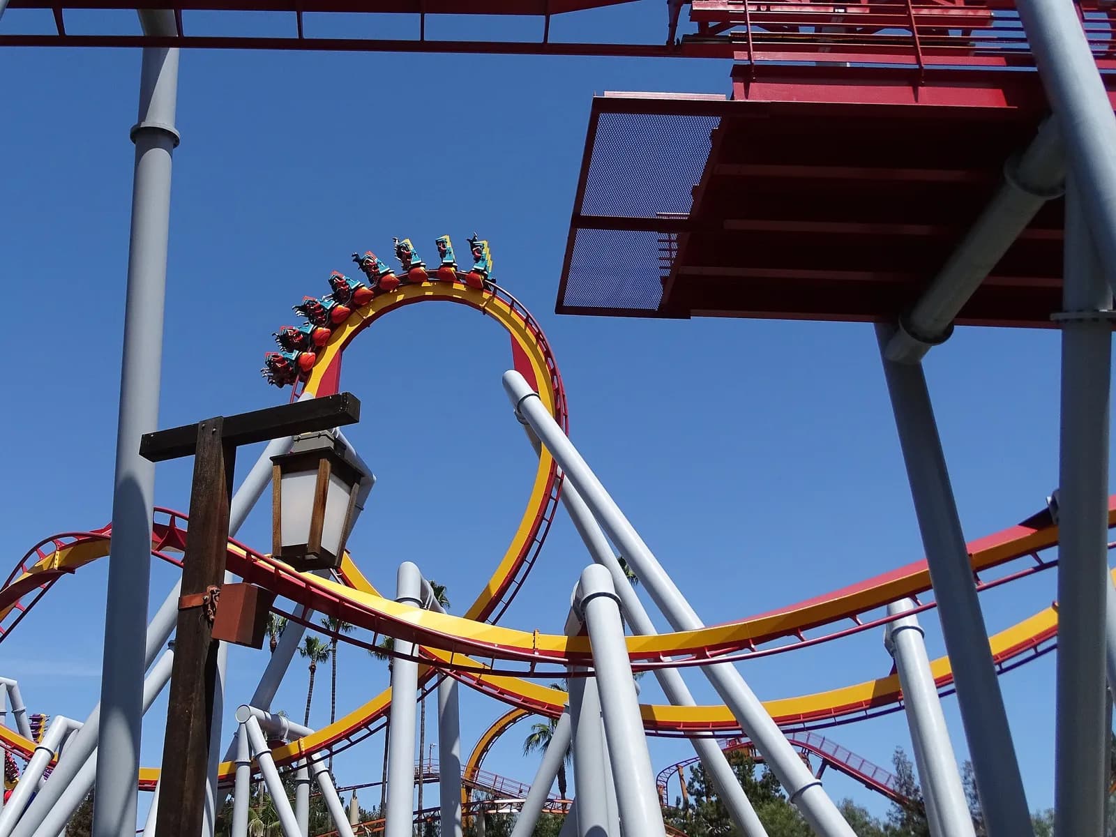 Silver Bullet roller coaster at Knott's Berry Farm in Buena Park