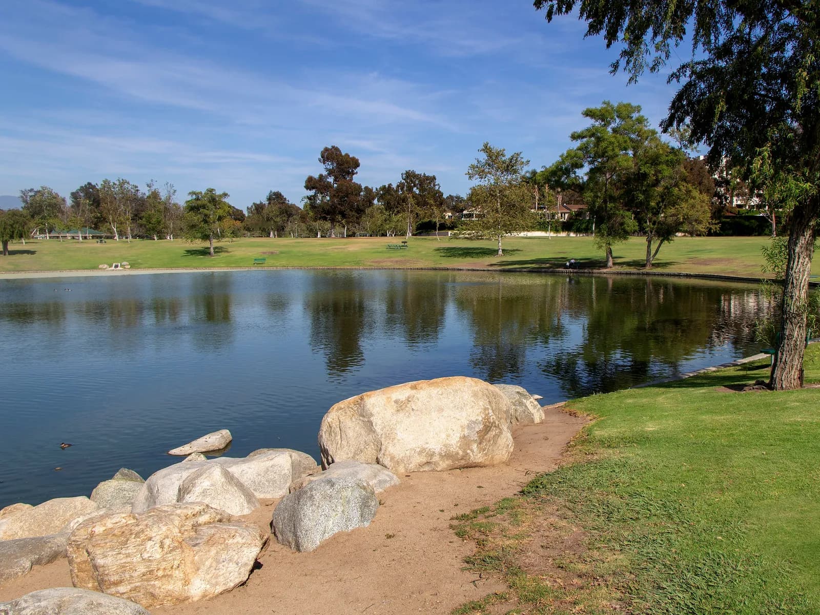 Lake at William R. Mason Regional Park in Irvine