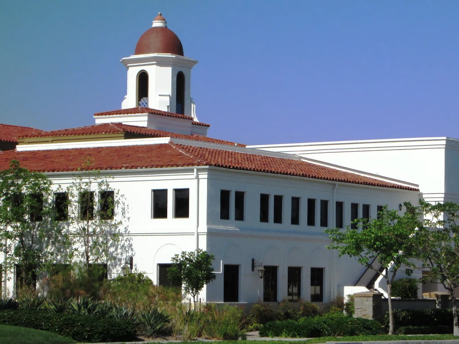 Laguna Hills Civic Center under a blue sky